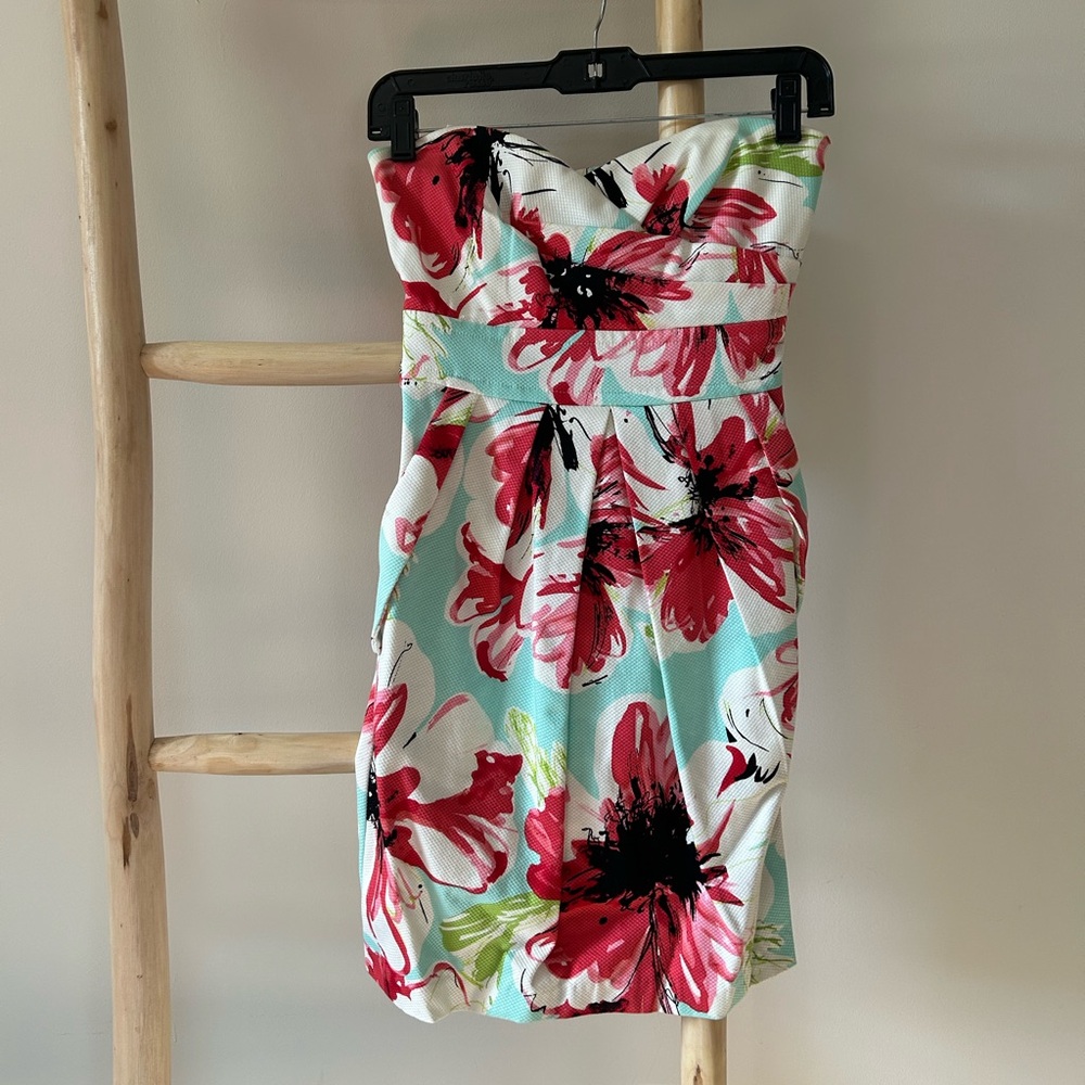 Spring Floral Mini Dress 
Dillards
Size 3